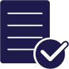 The vector image of document
