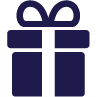 The vector image of giftbox